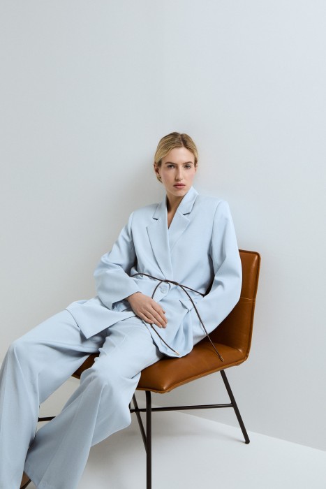 брюки от бренда снежная королева вид слева