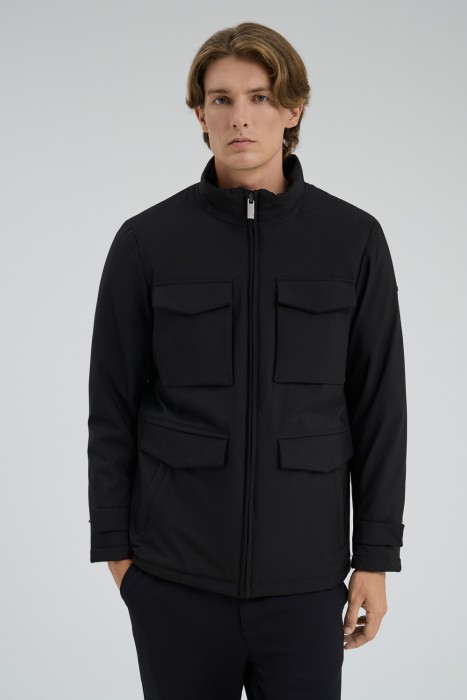 демисезонная куртка от бренда снежная королева вид слева