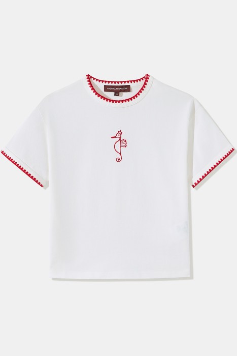 детская футболка с вышивкой 828088003 фотография