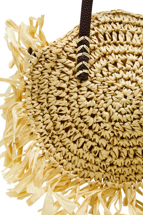 детская плетеная сумка из россии вид сбоку