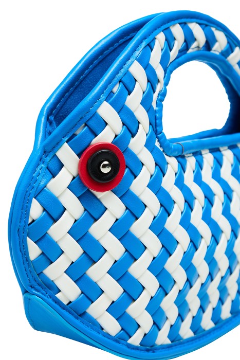 детская плетеная сумка из россии вид сбоку