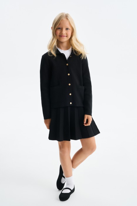 детская юбка от бренда снежная королева вид слева