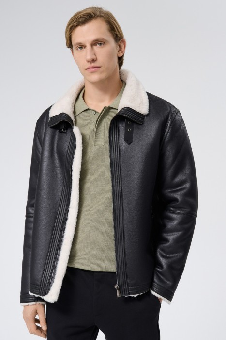 дубленка из искусственного меха 730175003 фотография