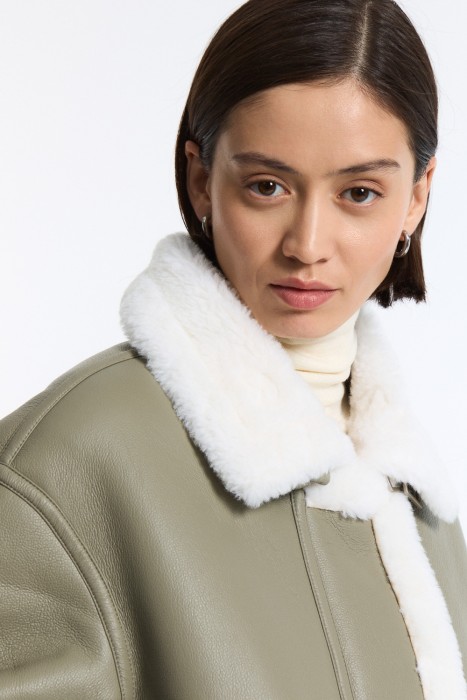 дубленка из искусственного меха из россии вид сбоку