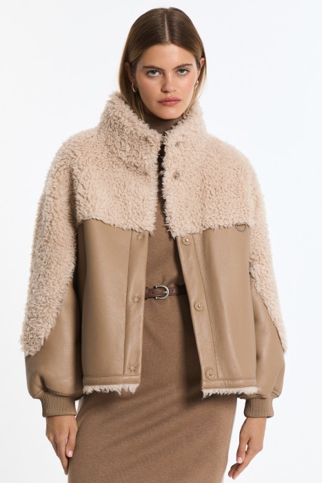 дубленка из искусственного меха 790805003 фотография