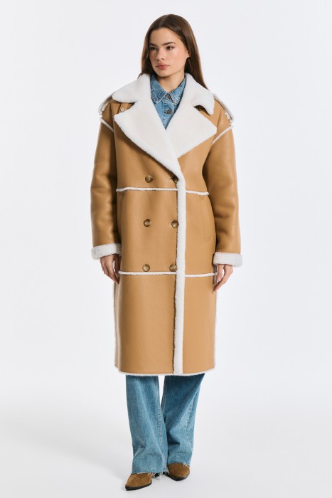 дубленка из искусственного меха 734212003 фотография