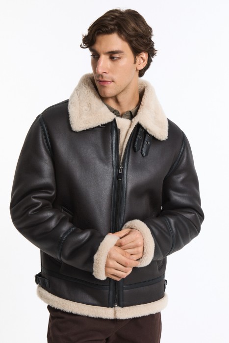 дубленка из искусственной кожи 785053003 фотография