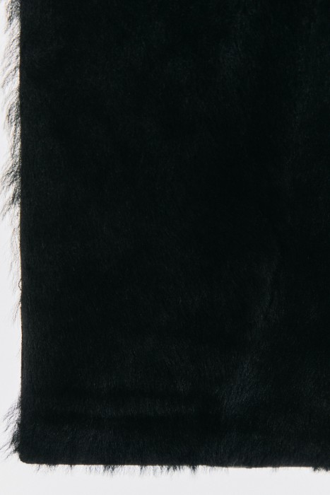 дубленка из овчины и натуральной кожи из россии вид сбоку