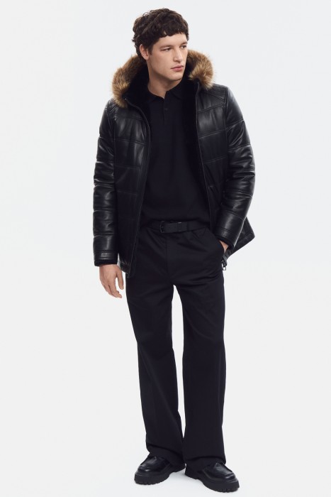 дубленка из овчины и натуральной кожи 793672003 фотография