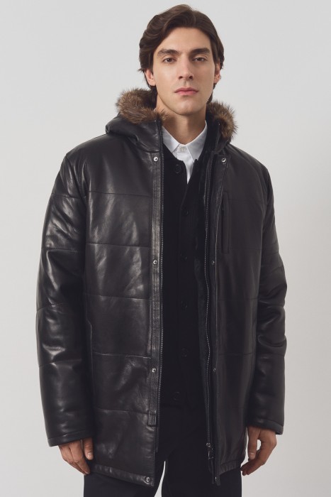 дубленка из овчины и натуральной кожи 781693003 фотография