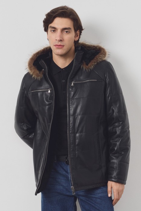 дубленка из овчины и натуральной кожи 793913003 фотография