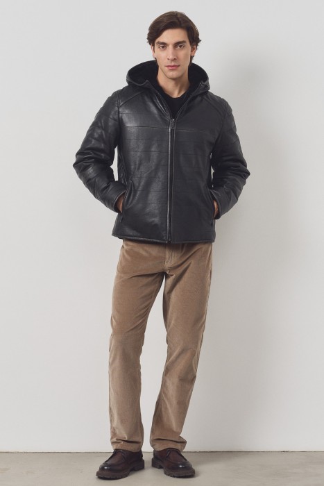 дубленка из овчины и натуральной кожи 793217003 фотография