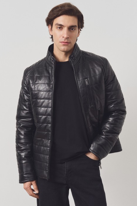 дубленка из овчины и натуральной кожи 793214003 фотография