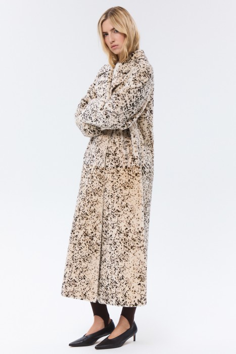 дубленка из овчины с поясом 796376003 фотография