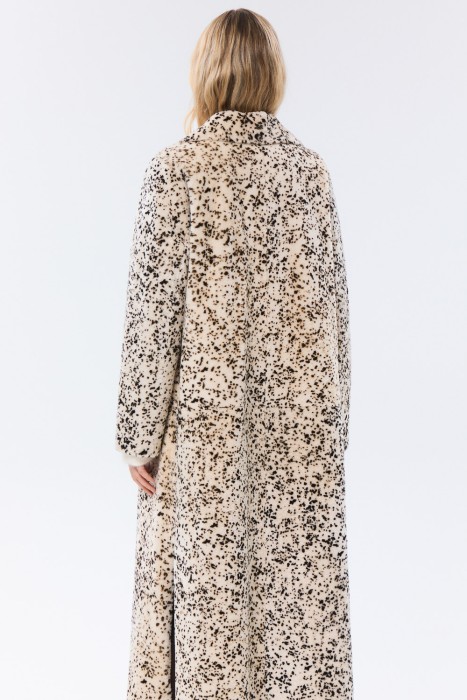 дубленка из овчины с поясом по цене 115510 руб вид справа