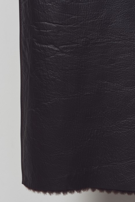 дубленка из овчины с поясом по цене 102860 руб вид справа