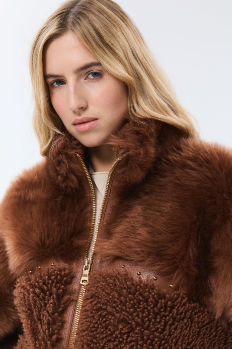 дубленка из овчины из россии вид сбоку