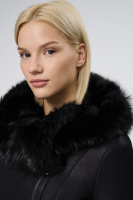 дубленка из овчины из россии вид сбоку