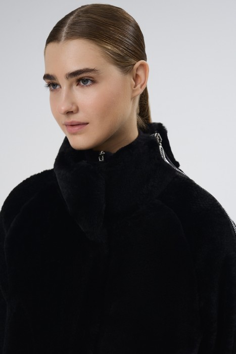 дубленка из овчины из россии вид сбоку