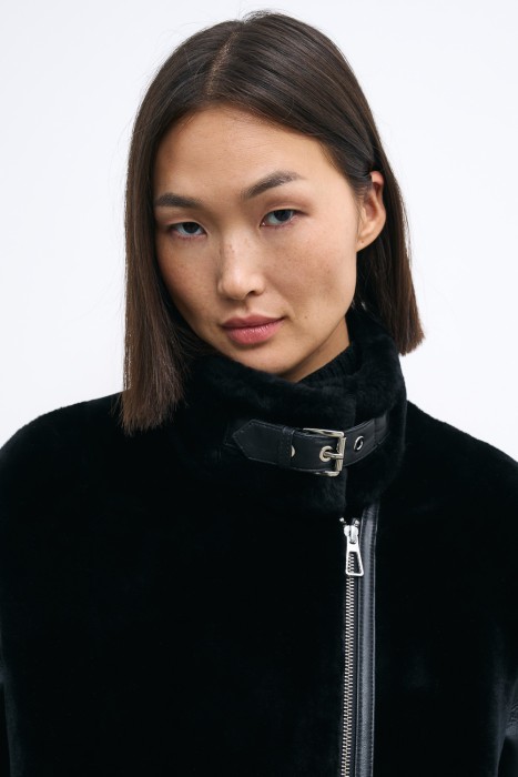 дубленка из овчины из россии вид сбоку