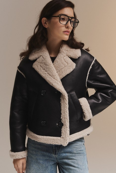 дубленка из овчины по цене 33440 руб вид справа