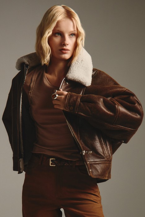 дубленка из овчины по цене 29360 руб вид справа