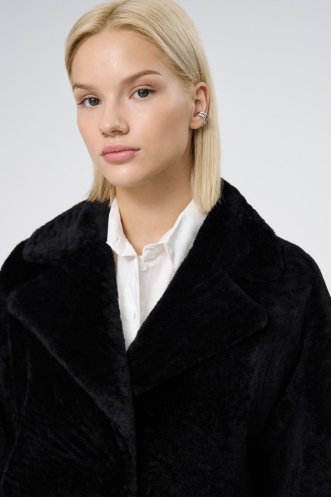 дубленка из овчины из россии вид сбоку