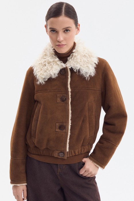 дубленка из овчины по цене 35080 руб вид справа