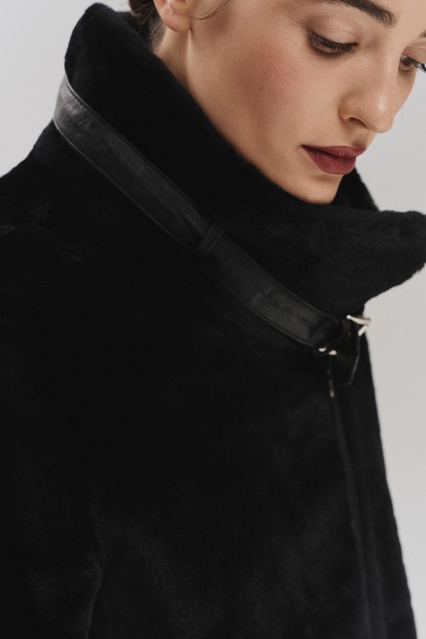 дубленка из овчины из россии вид сбоку