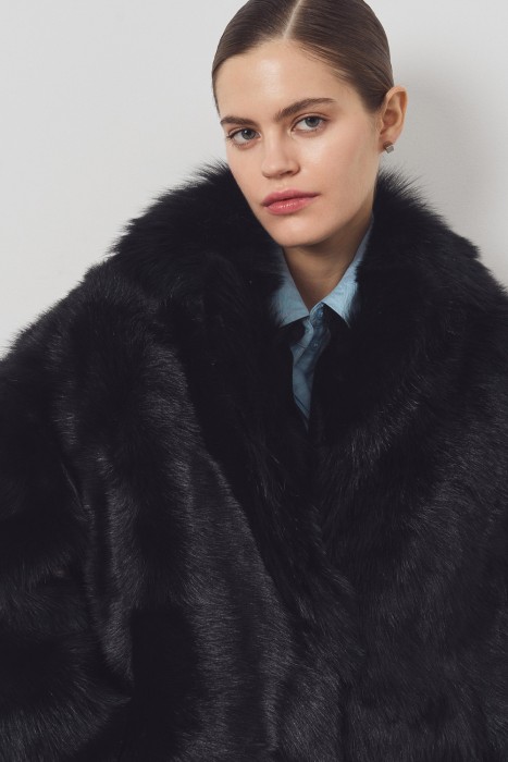 дубленка из овчины из россии вид сбоку