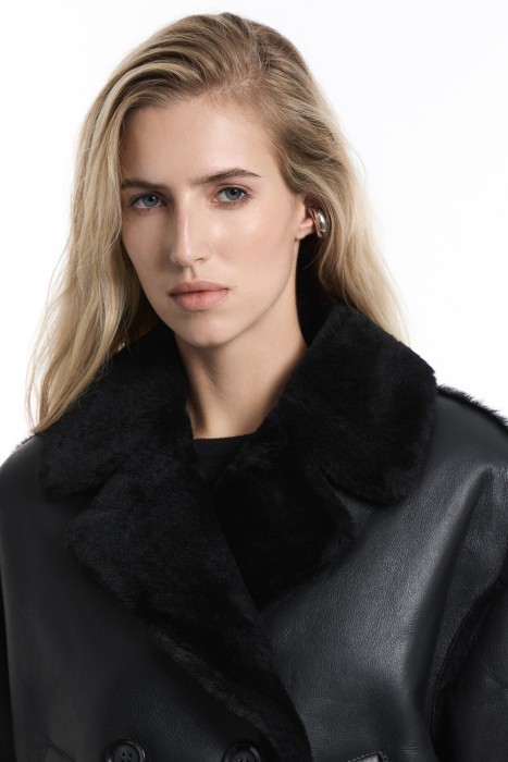 дубленка из овчины из россии вид сбоку