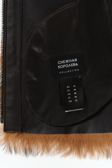 дубленка из овчины по цене 45610 руб вид справа