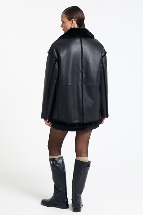 дубленка из овчины по цене 46440 руб вид справа