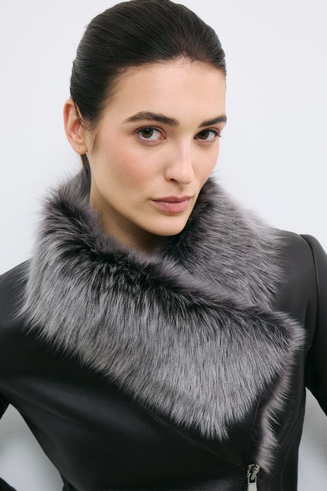 дубленка из овчины из россии вид сбоку