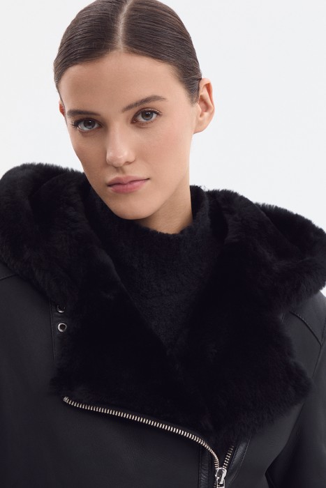 дубленка из овчины из россии вид сбоку