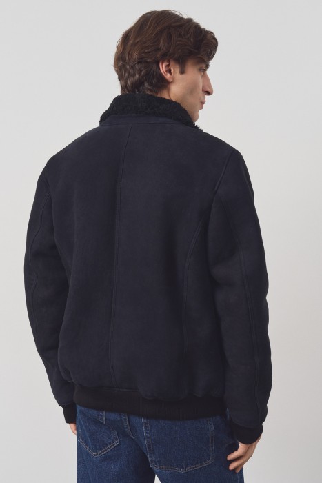 дубленка из овчины из россии вид сбоку