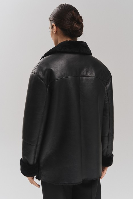 дубленка из овчины по цене 33440 руб вид справа