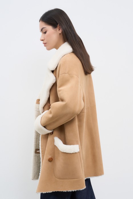 дубленка из овчины по цене 52250 руб вид справа