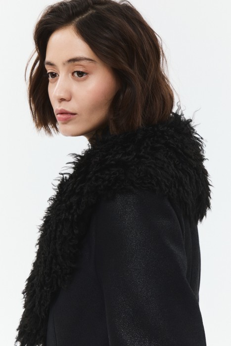 дубленка из овчины из россии вид сбоку