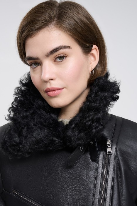 дубленка из овчины из россии вид сбоку