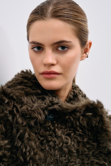 дубленка из овчины из россии вид сбоку