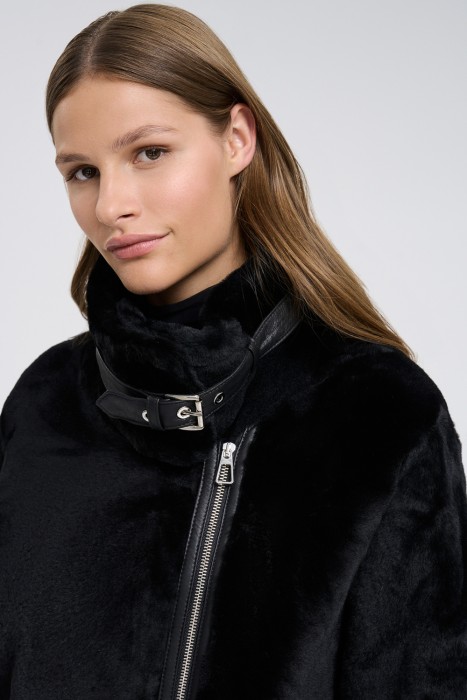 дубленка из овчины из россии вид сбоку