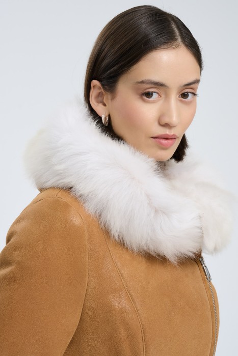 дубленка из овчины из россии вид сбоку