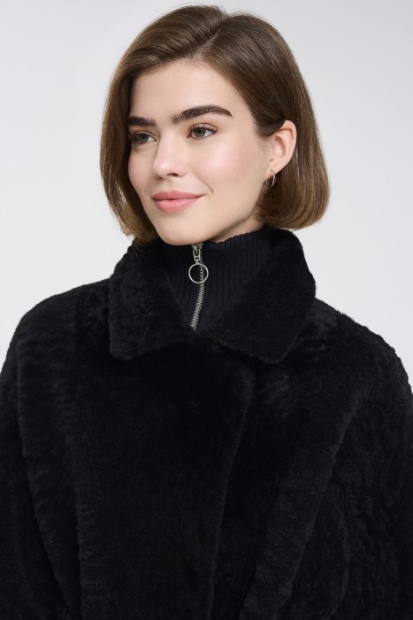 дубленка из овчины из россии вид сбоку