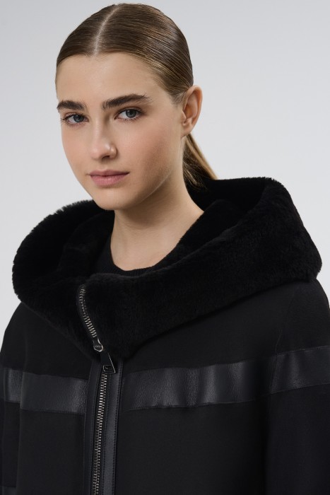 дубленка из овчины из россии вид сбоку