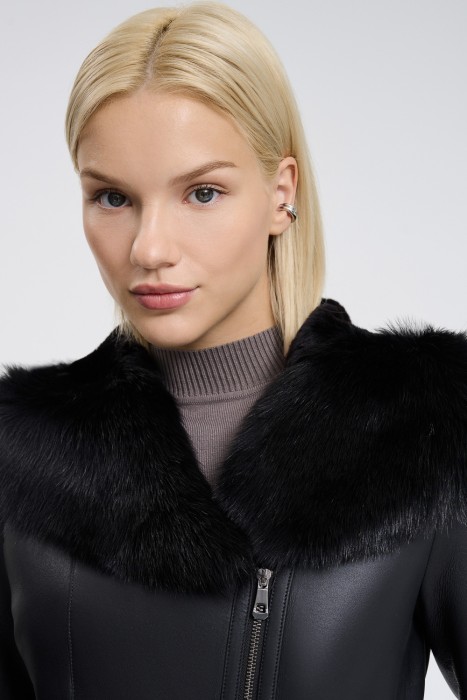 дубленка из овчины из россии вид сбоку