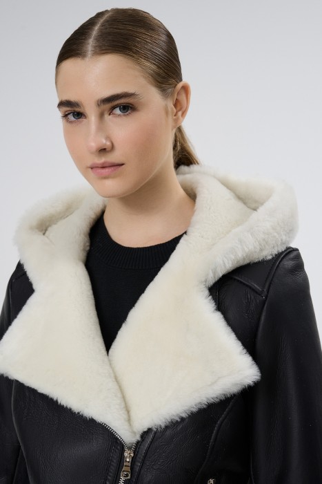 дубленка из овчины из россии вид сбоку