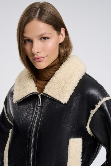 дубленка из овчины из россии вид сбоку