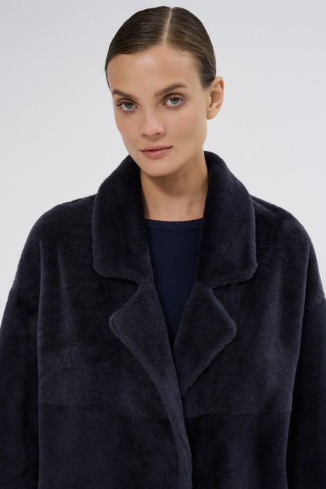 дубленка из овчины из россии вид сбоку