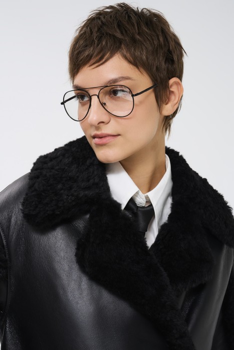 дубленка из овчины из россии вид сбоку